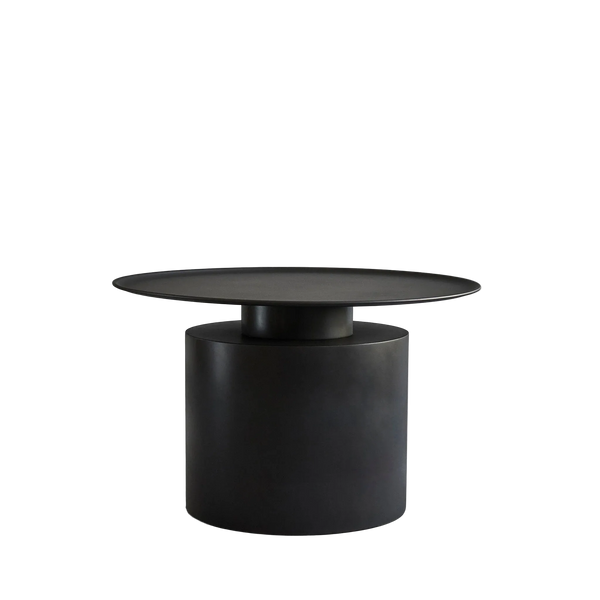 Pillar Table, Low - Burned Black