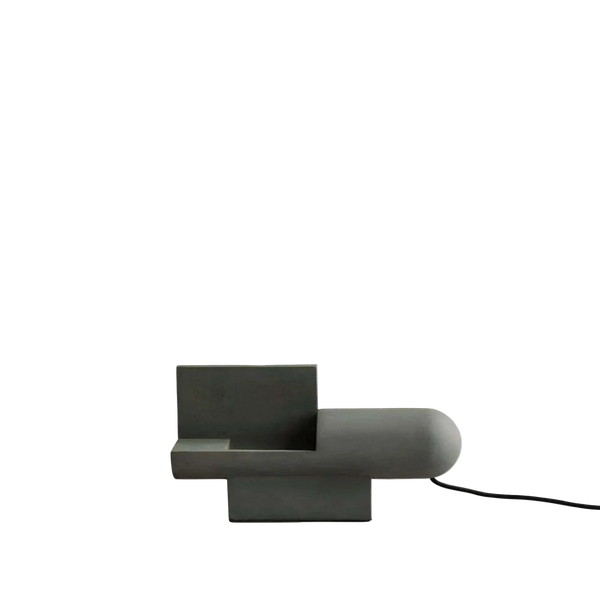 Brutalist Table Lamp Grey