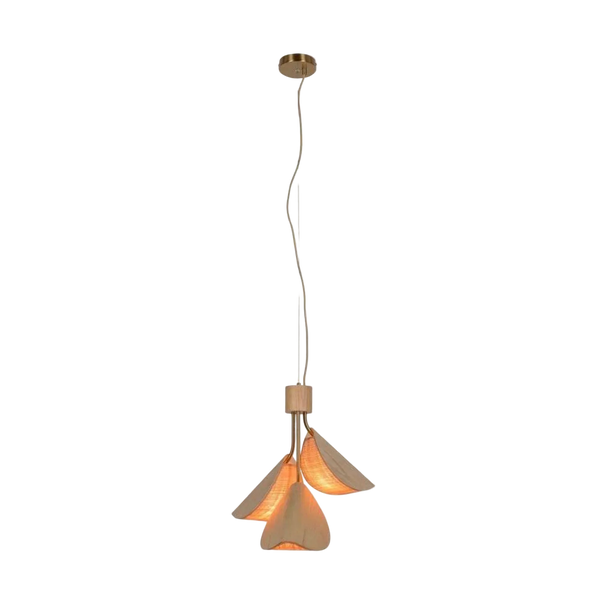 LYS S wood pendant lamp