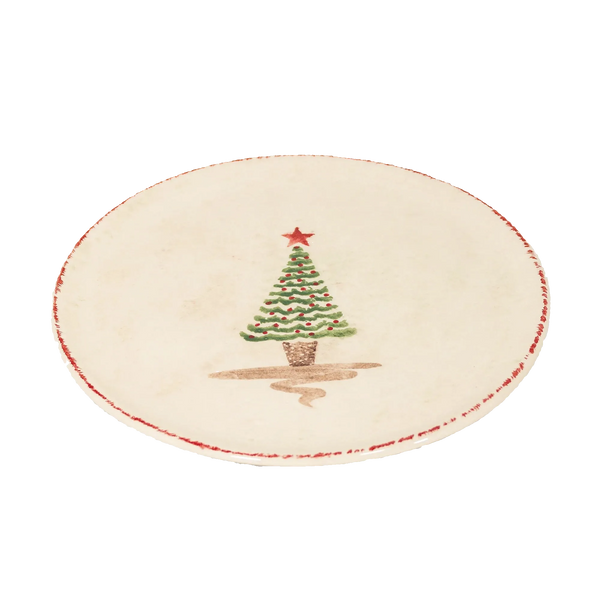 Natale large plate Ø 33 ceramic