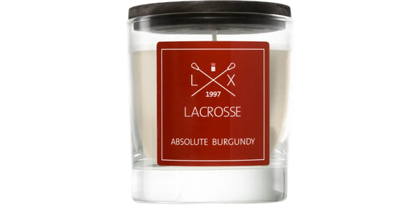 Glass scented candie absolute Burgundy lacrosse