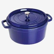 Tenxhere Staub La cocotte 10 cm me kapak blu erret