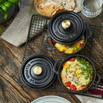 Tenxhere Staub La cocotte 10 cm me kapak e zeze