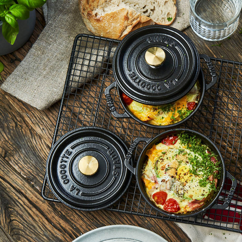 Tenxhere Staub La cocotte 10 cm me kapak e zeze