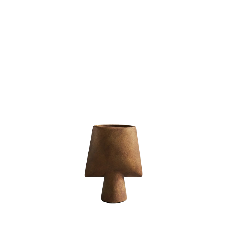 Sphere Vase Square Mini Ocher