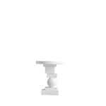 Artist Side Table Bone White