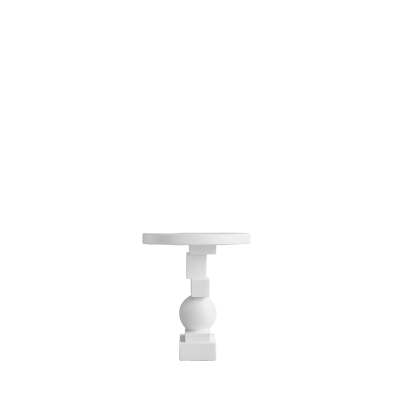 Artist Side Table Bone White