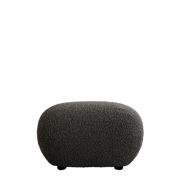 Toe Ottoman Deep Taupe