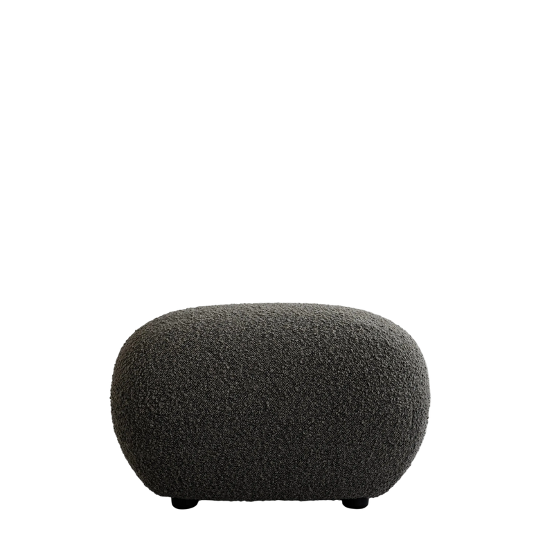 Toe Ottoman Deep Taupe
