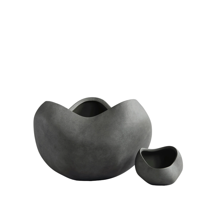 Curve Bowl Big - Dark Grey 101 Copenhagen ApS
