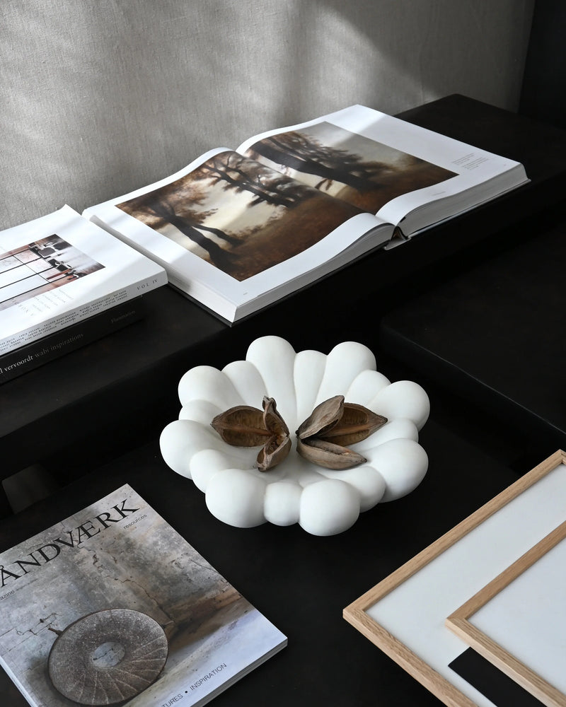 Bloom Tray Medio - Bone White
