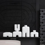 Cobra Vase Fat Medio Bubble White