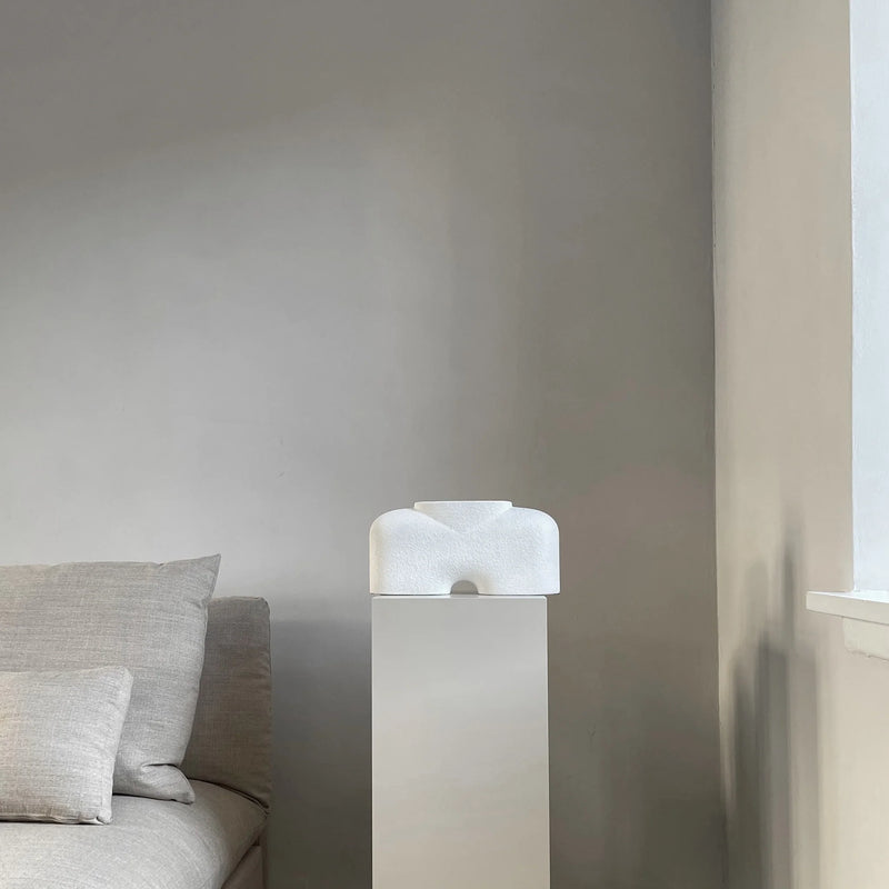 Cobra Vase Fat Medio Bubble White