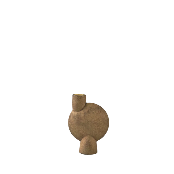 Sphere Vase Bubl Medio Ocher