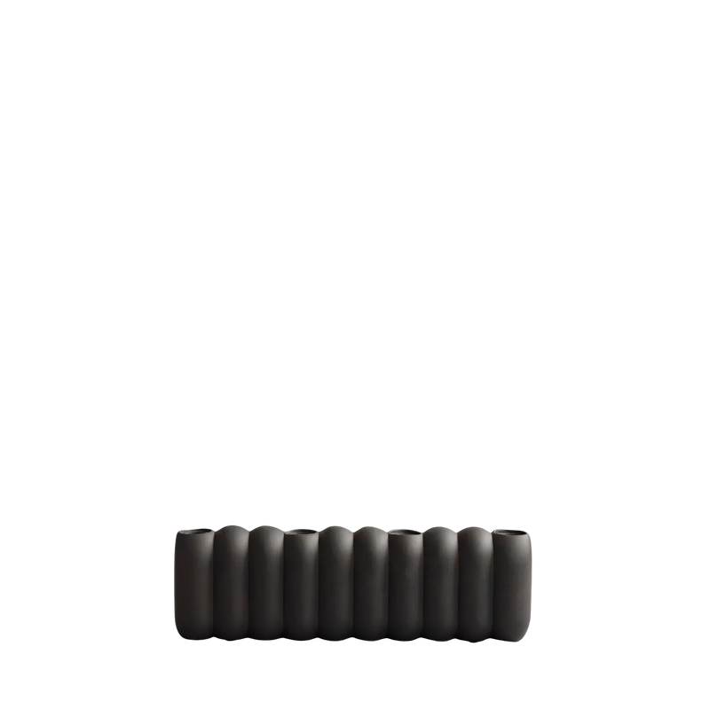 Tube Candle Holder Big Coffee