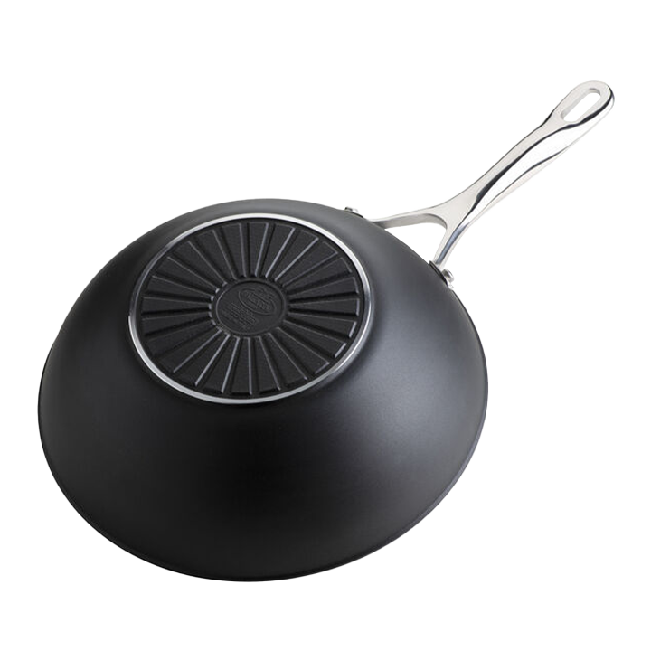 Tigan Ballarini Alba 30 cm wok zeze/inox Ind-Er