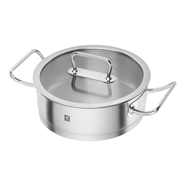 Tigan Zwilling Pro 28cm 2 doreza me kapak inox