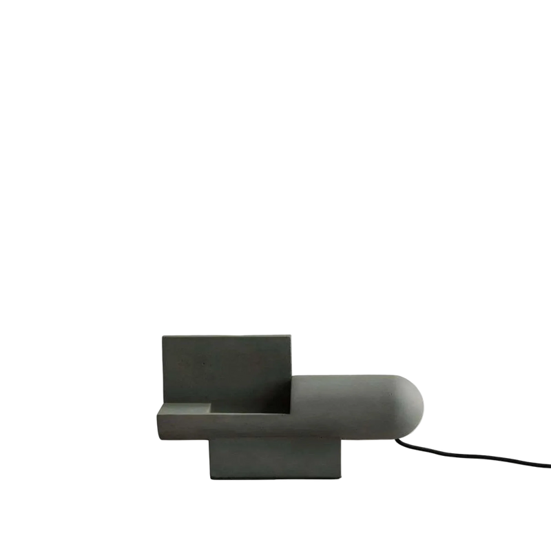 Brutalist Table Lamp Grey