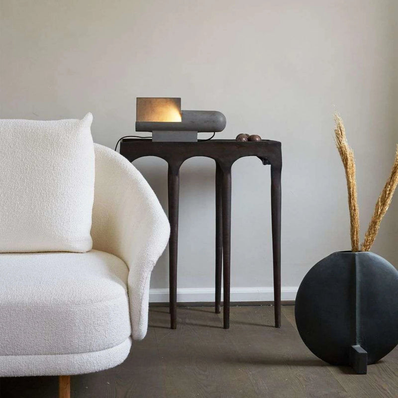 Brutalist Table Lamp Grey