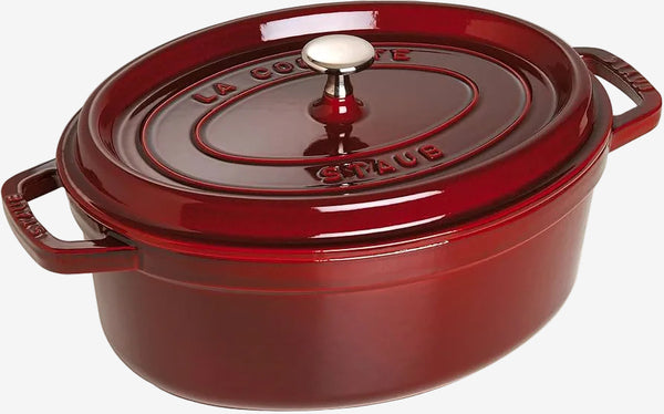 Tenxhere Staub La cocotte 29 cm me kapak ovale e kuqe 3272341029874