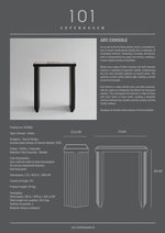 Arc Console Calacatta
