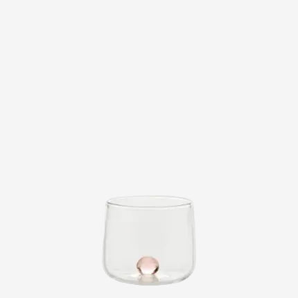BILIA CALEIDO BICCHIERE TUMBLER AMBRA Ø.88x90mm. CL.44