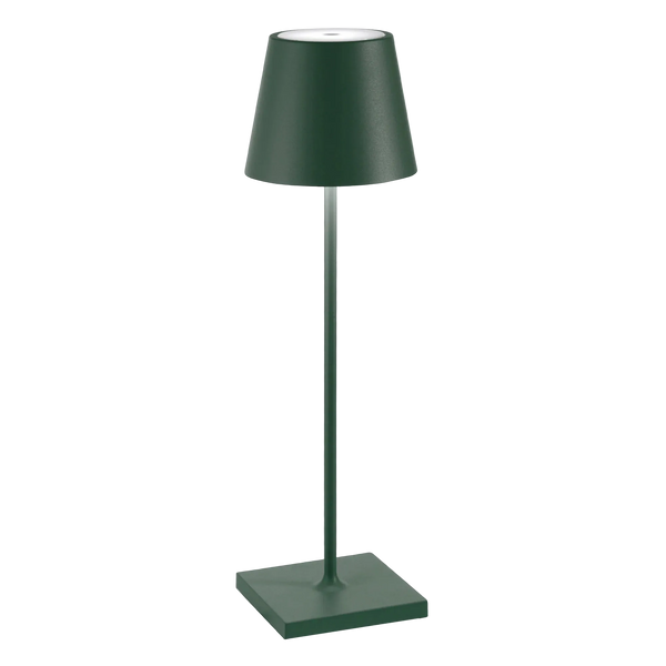 POLDINA PRO TAVOLO Ø.111x380mm. NERO OP. 2,2W LED 185/203m. 22/30K-5Vdc max1A-IP65