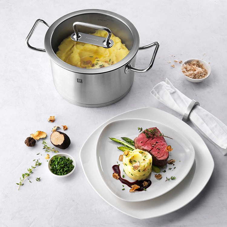 Tenxhere Zwilling Pro 20 cm me kapak inox