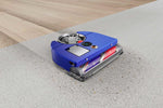 Robot Dyson vacuum blue/nickel