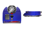 Robot Dyson vacuum blue/nickel