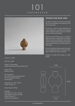 Sphere Vase Bubl Mini Ocher