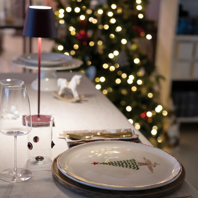 Natale large plate Ø 33 ceramic