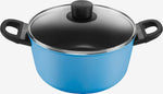 Tenxhere Ballarini Caprera 24 cm me kapak blu Zwilling Ballarini Italia S.R.L