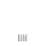 Tube Candle Holder Mini Bone White