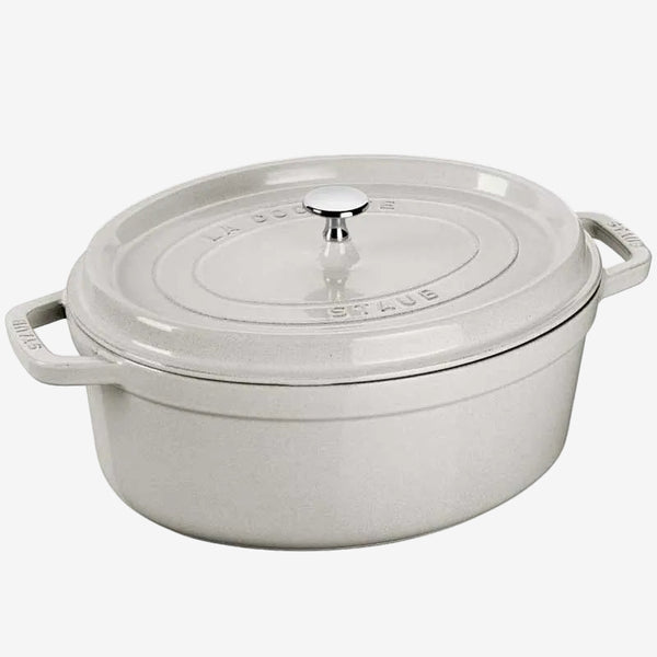 Tenxhere Staub La cocotte 29 cm me kapak ovale e bardhe 3272340040344