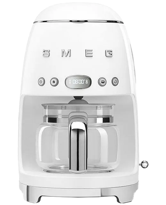 Ekspres kafeje filtër Smeg 50 stil retro bianco