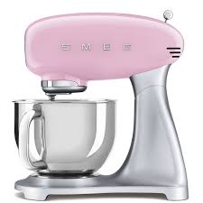 Mikser multifunksionale Smeg 50`s stile roze