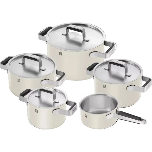 Set tenxheresh Zwilling Pure 5 copë e bardhe