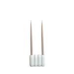 Tube Candle Holder Mini Bone White