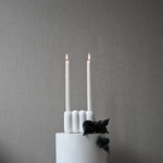 Tube Candle Holder Mini Bone White