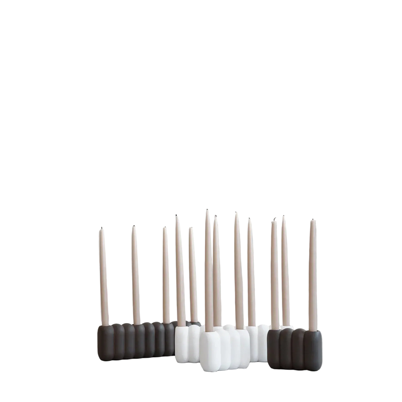 Tube Candle Holder Mini Bone White