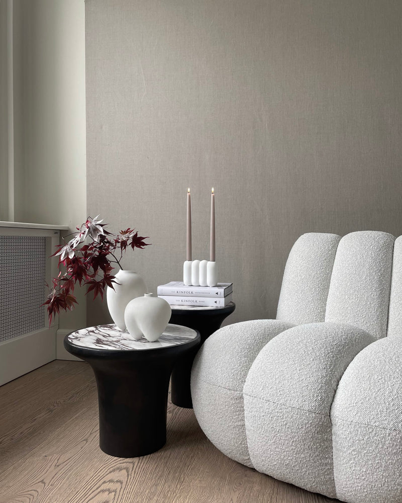 Tube Candle Holder Mini Bone White